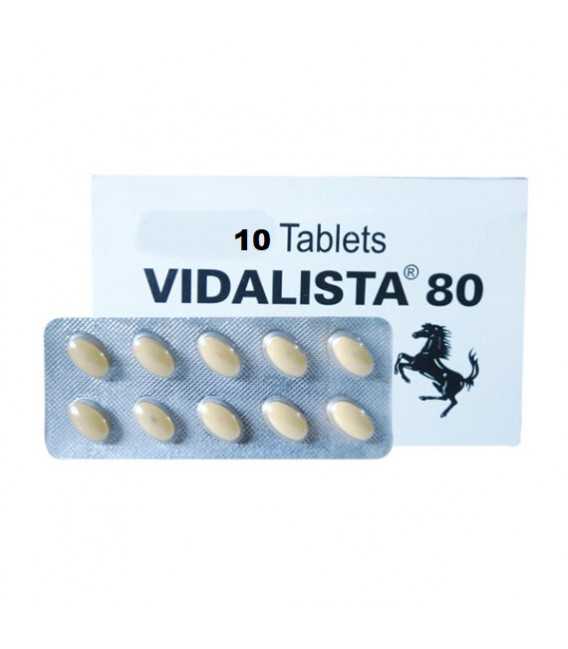 Vidalista 80mg Tadalafil